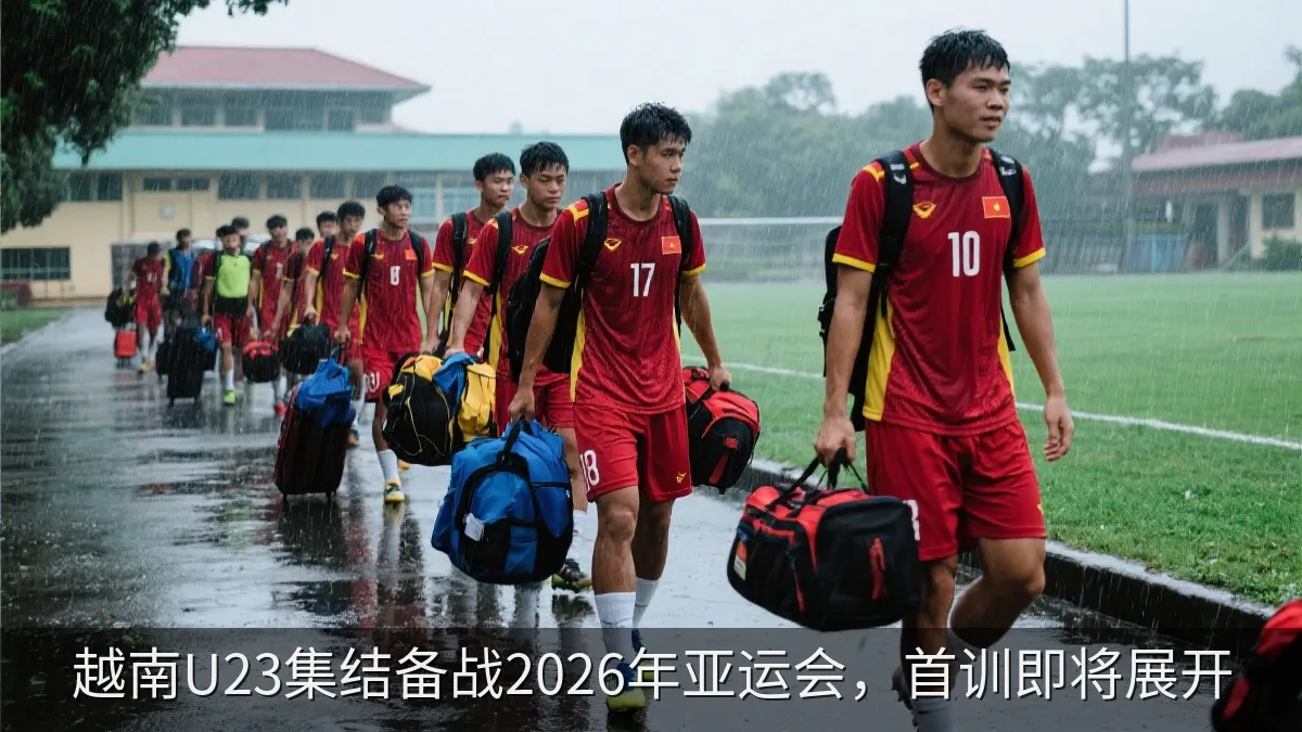 越南U23集结备战2026年亚运会，首训即将展开