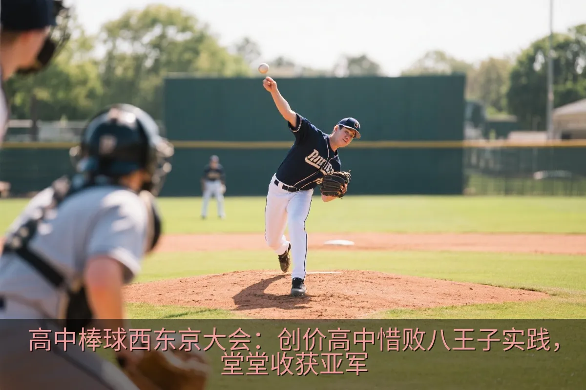 高中棒球比赛中投手在投手丘上全力投球